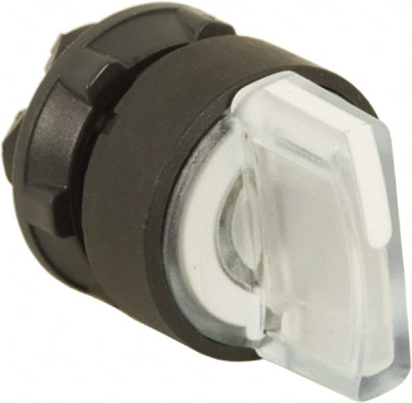Selector Switch Only: 2 Positions, Momentary (MO), White Handle MPN:ZB5AK1413