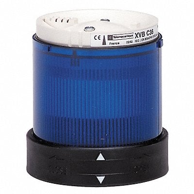 Tower Light Flashing 48to240V 70mm Blu MPN:XVBC4M6