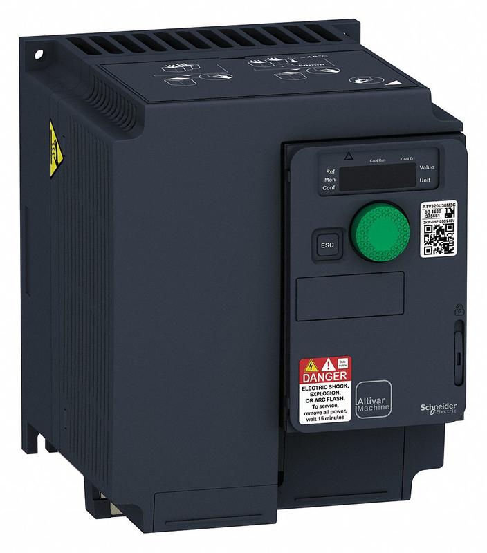 Variable Frequency Drive 3 hp 240V AC MPN:ATV320U30M3C