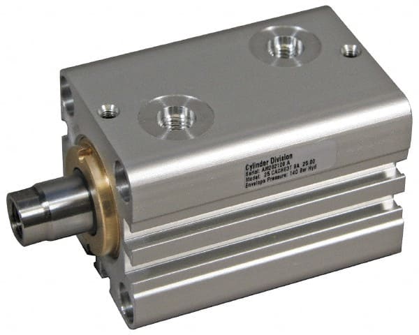 Compact Hydraulic Cylinder: Bolt Clearance Holes with Pilot Gland Mount, Aluminum MPN:1H000039921