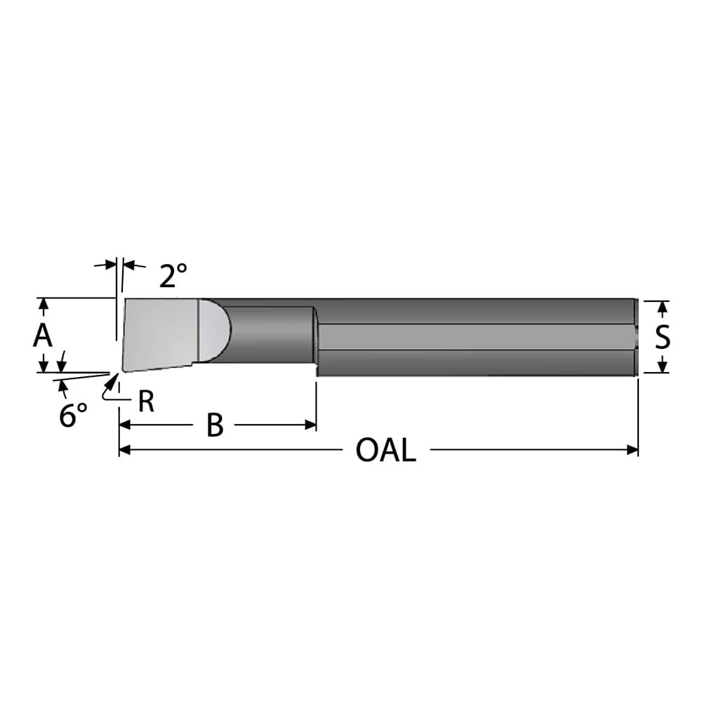 Corner Radius Boring Bar: 0.23