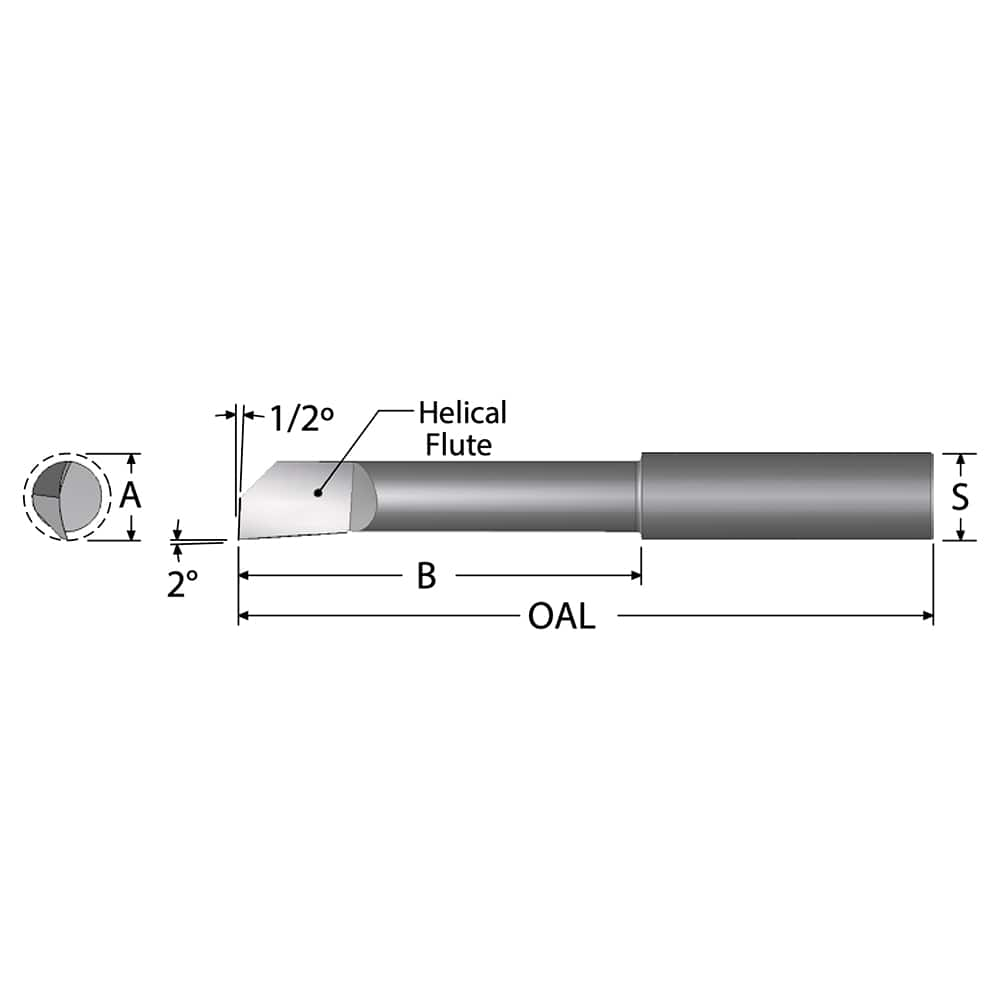 Helical Boring Bar: 0.03