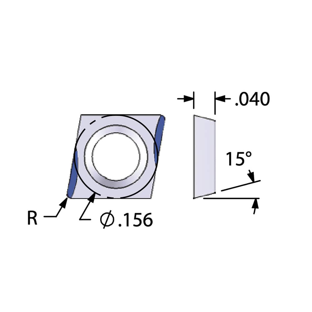 Boring Insert: ACD507L2, Solid Carbide MPN:ACD507L3E