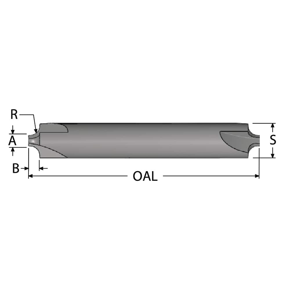 Corner Rounding End Mill: 0.015