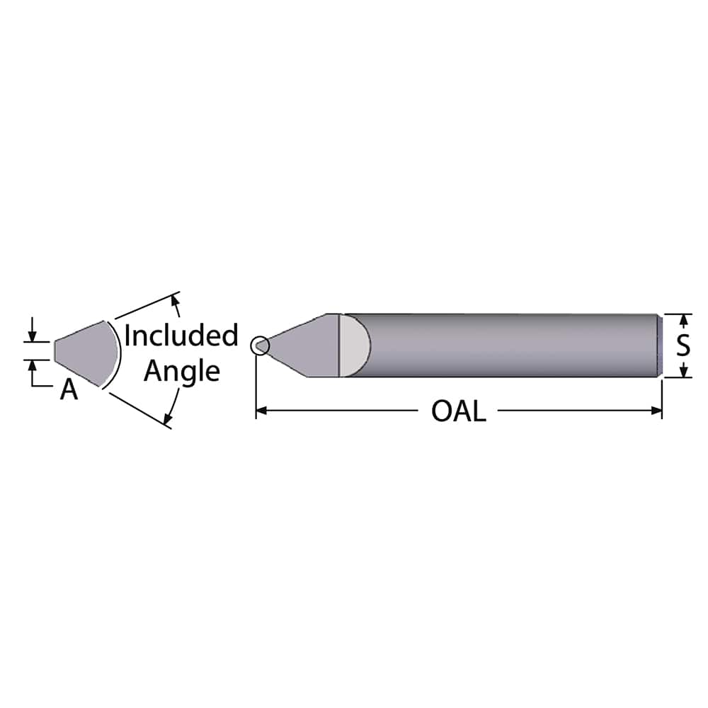 Engraving Cutter: 40 ° MPN:EN125-40