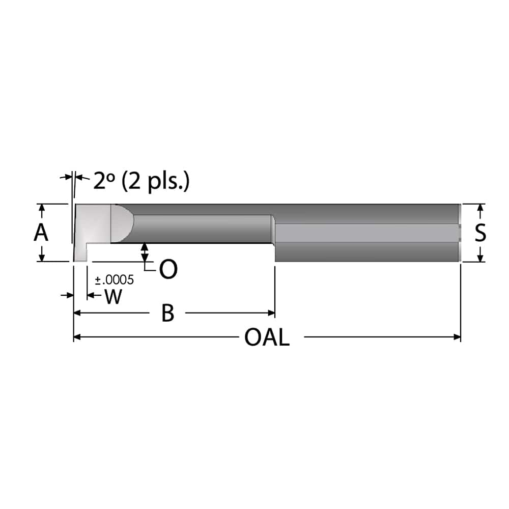 Grooving Tool: Retaining Ring MPN:GT017K-8