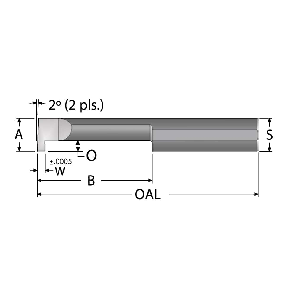 Grooving Tool: Retaining Ring MPN:GT033-4