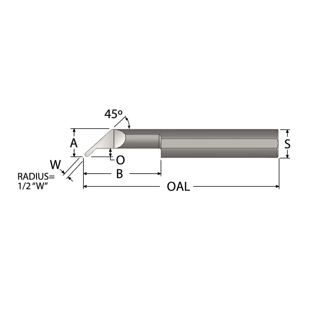 Grooving Tool: Undercut MPN:UP25030-8