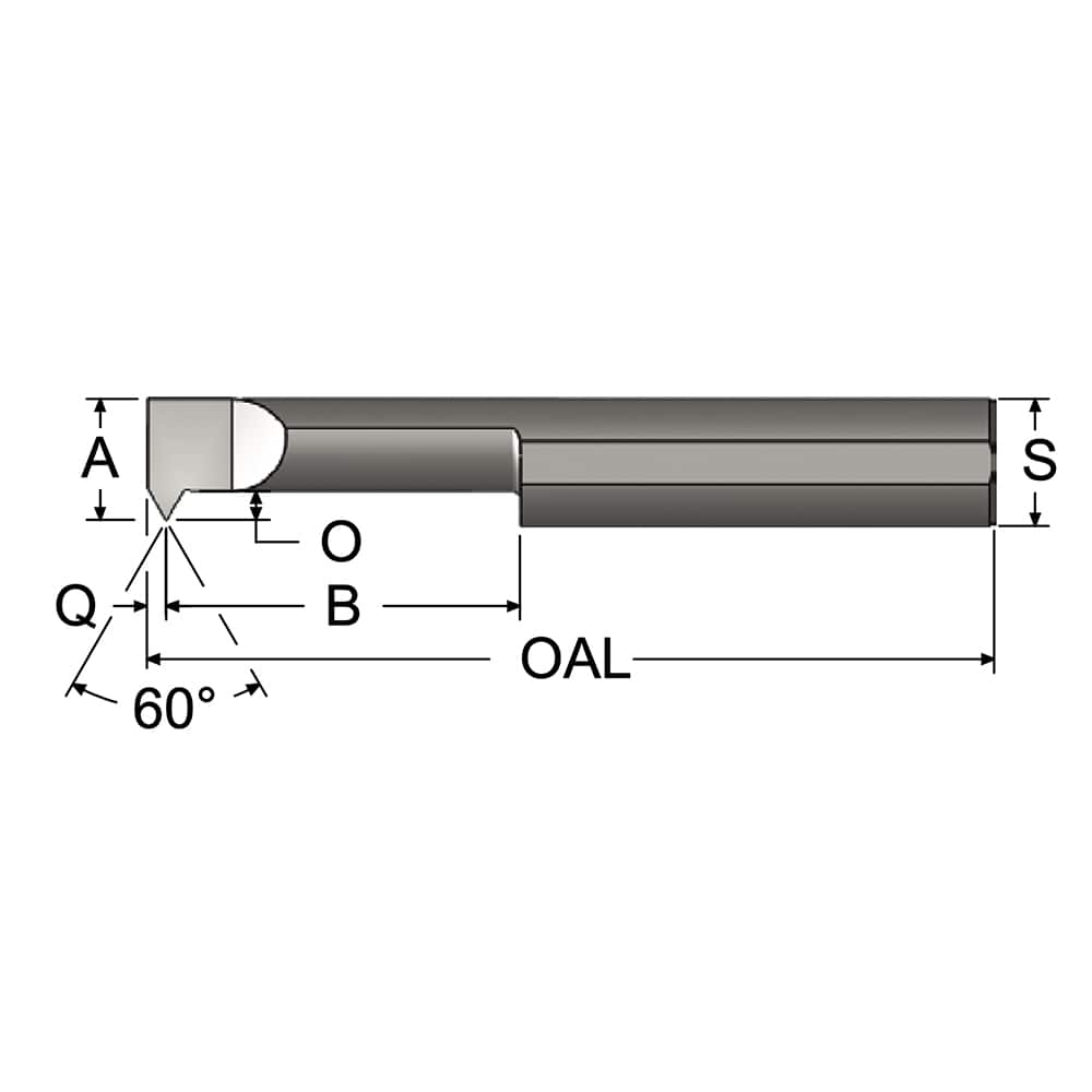 Single Point Theading Tool: 0.04