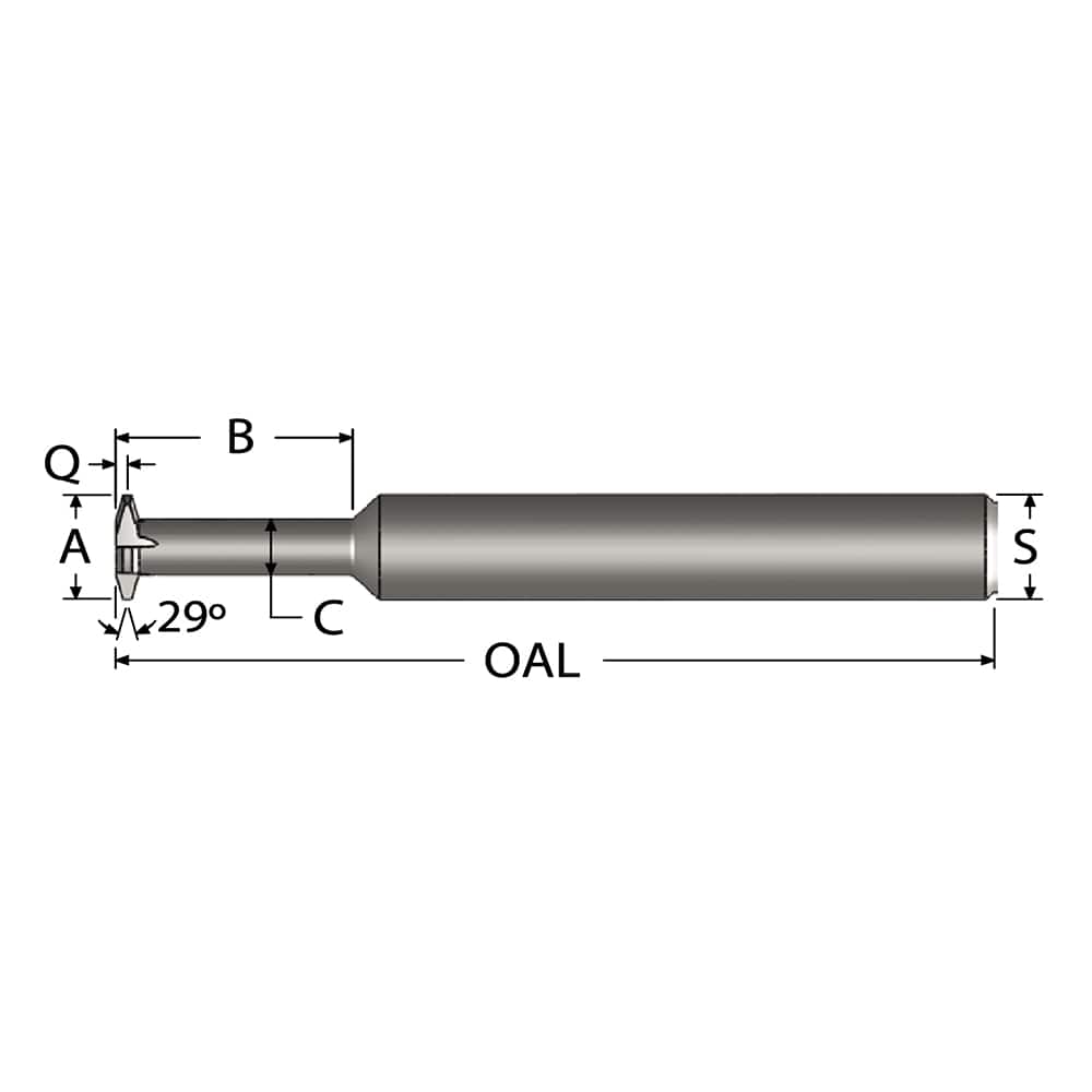 Single Profile Thread Mill: 1/4-16, 16 to 16 TPI, Internal, 4 Flutes, Solid Carbide MPN:SPTM170SA-16A