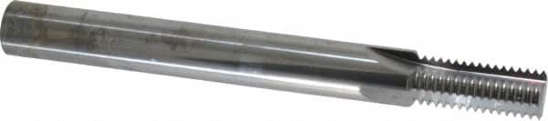 Straight Flute Thread Mill: 7/16-20, Internal, 4 Flutes, 3/8