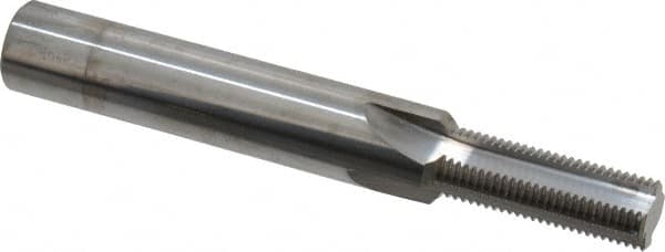 Straight Flute Thread Mill: 1/2-24, Internal, 4 Flutes, 1/2