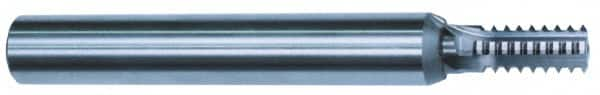 Straight Flute Thread Mill: 5/8-12, External & Internal, 4 Flutes, 3/4