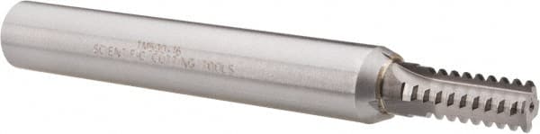 Straight Flute Thread Mill: 5/8-16, External & Internal, 4 Flutes, 3/4