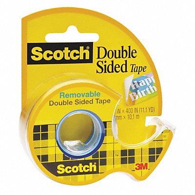 Double Sided Tape Removable 3/4 x 400in MPN:667