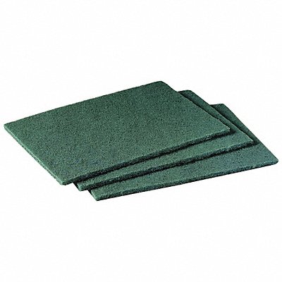 Scouring Pad 9 in L Green PK10 MPN:96CC