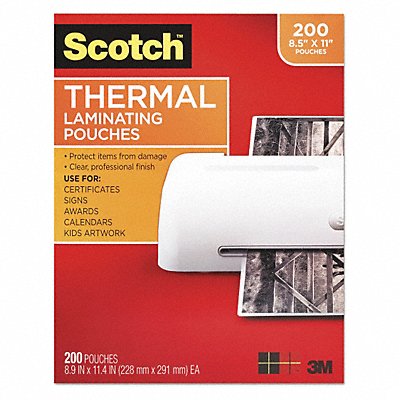 Pouch Thermal 3mm Clear PK200 MPN:TP3854200