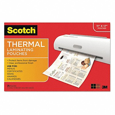 Pouch Thermal 3mm Clear PK25 MPN:TP385625