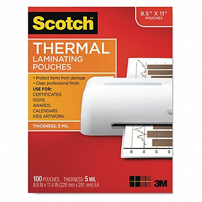 Pouch Thermal Laminator 5mm PK100 MPN:TP5854100