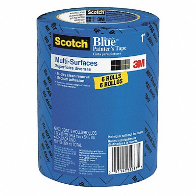 Painters Masking Tape 1 in Blue PK6 MPN:209024EVP