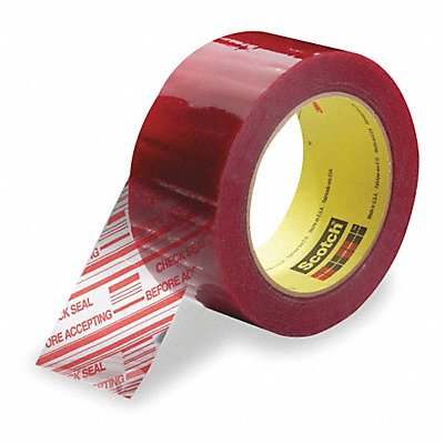 Box Sealing Tape Red Hot Melt Resin MPN:3779