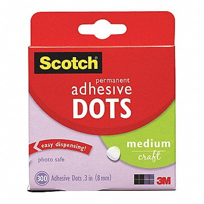 Adhesive Dots 0.30 W x 0.30 L 300 Count MPN:010300M