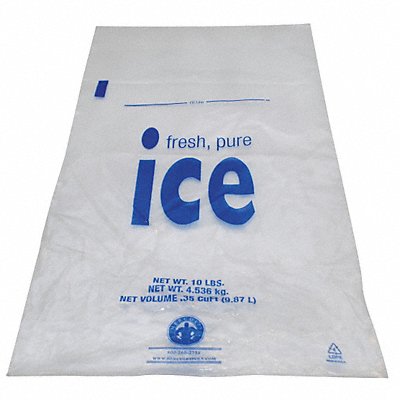 Ice Bags 8 lb Capacity PK1000 MPN:KBAG