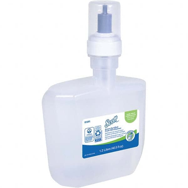 Green Certified Foam Hand Soap, 1.2 L Clear, Unscented Automatic Hand Soap Refills for Kimberly-Clark Professional ICON & Scott Pro Automatic Dispensers, Ecologo, NSF E-1 Rated MPN:91591