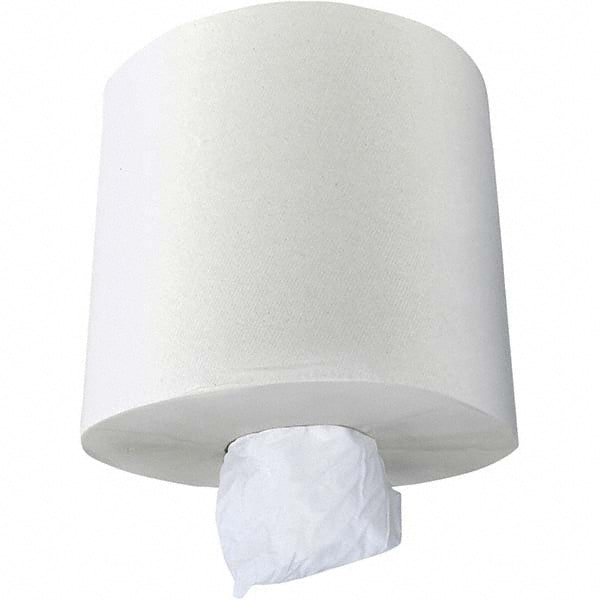 Paper Towels: Center Pull Roll, 6 Rolls, 1 Ply, Recycled Fiber, White MPN:01032