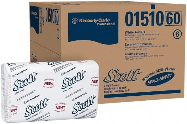 Scott Essential C Fold Paper Towels with Fast-Drying Absorbency Pockets (01510) MPN:01510