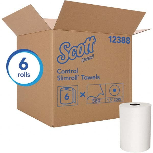 Scott Control Slimroll Hard Roll Paper Towels with Fast-Drying Absorbency Pockets (12388), White MPN:12388