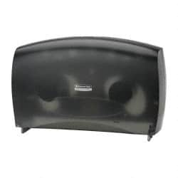 Jumbo Roll Toilet Paper Dispenser, Combo Unit, Black, 20.43