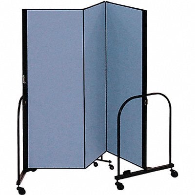 F1876 Partition 5 Ft 9 In W x 4 Ft H Blue MPN:CFSL403 BLUE