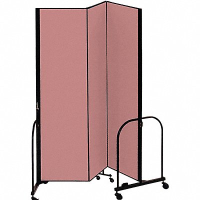 F1876 Partition 5 Ft 9 In W x 4 Ft H Mauve MPN:CFSL403 MAUVE