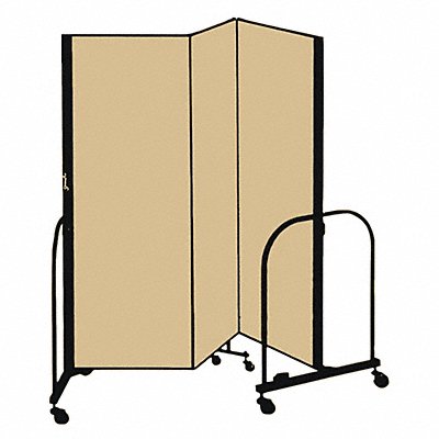 F1877 Partition 5 Ft 9 In W x 5 Ft H Beige MPN:CFSL503 BEIGE