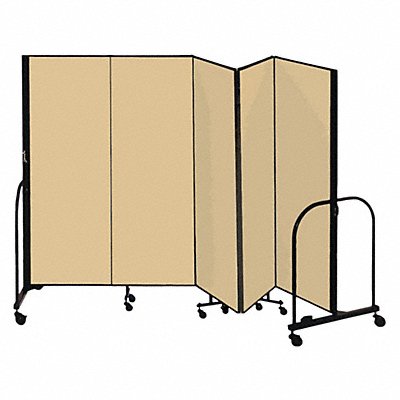 F1884 Partition 9 Ft 5 In W x 6 Ft H Beige MPN:CFSL605 BEIGE