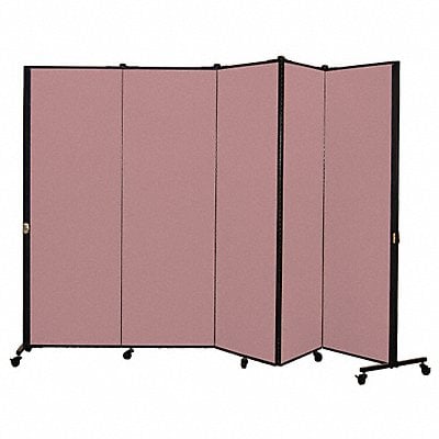 Portable Room Divider 9Ft 5In W Rose MPN:HKDL605-DM