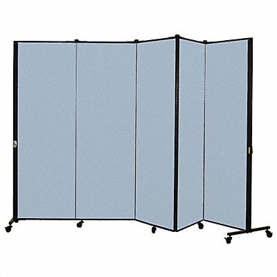 Portable Room Divider 9Ft 5In W Blue MPN:HKDL605-VB