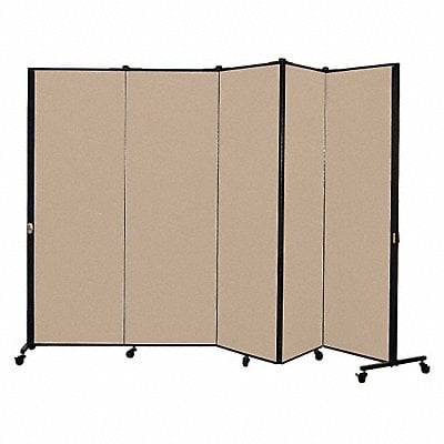 Portable Room Divider 9Ft 5In W Sndlwood MPN:HKDL605-VO