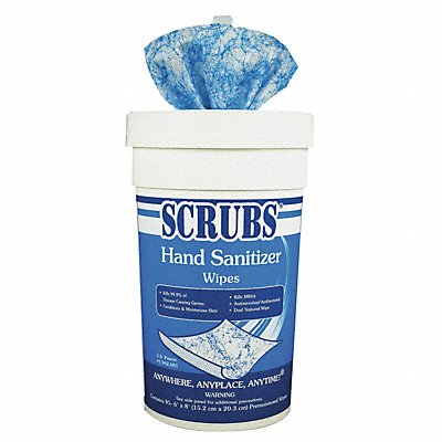 Sanitizer Wipes Canister 6 x 8 MPN:90985