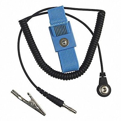 Wrist Strap Adjustable Blue Nylon MPN:ECWS61M-1