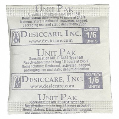 Desiccant Bag Tyvek Bags PK1200 MPN:1/6PLDES1200