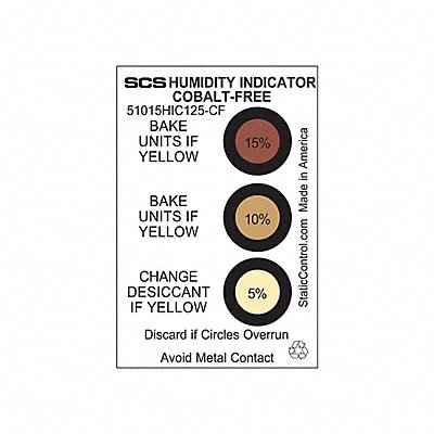 Humidity Exposure Card PK125 MPN:51015HIC125-CF