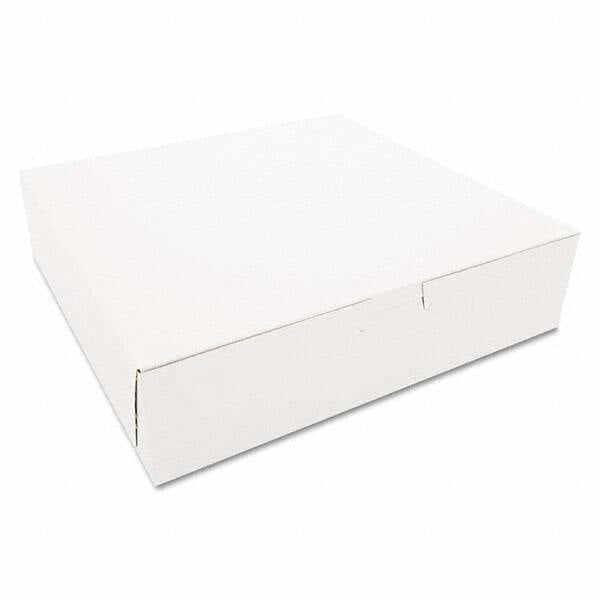 Tuck-Top Bakery Boxes, 10w x 10d x 2 1/2h, White, 250/Carton MPN:SCH0969