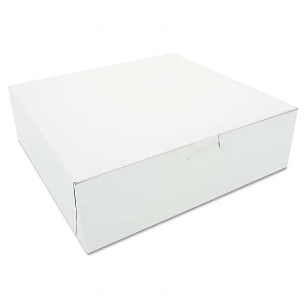 Tuck-Top Bakery Boxes, 10w x 10d x 3h, White, 200/Carton MPN:SCH0971