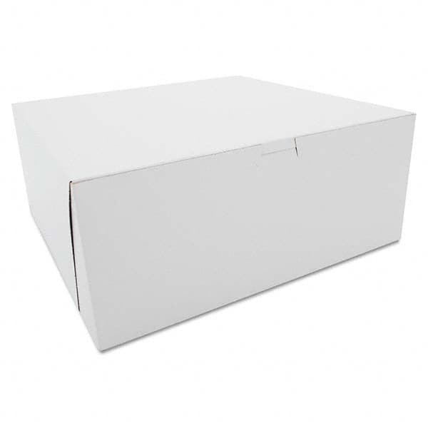 Tuck-Top Bakery Boxes, Paperboard, White, 12 x 12 x 5 MPN:SCH0987