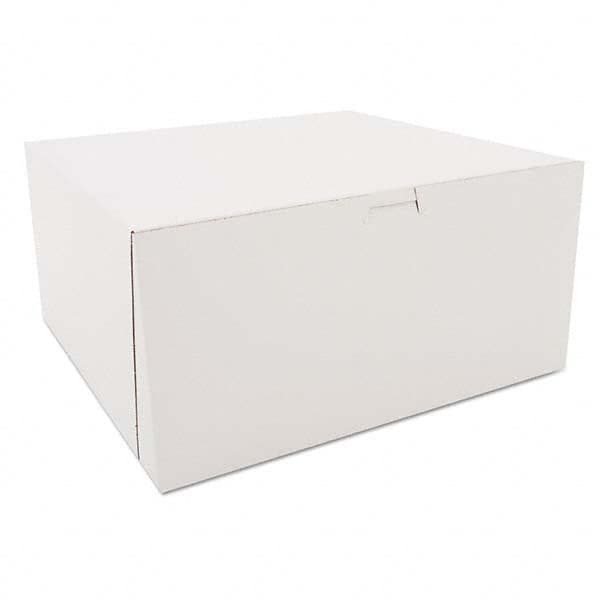 Tuck-Top Bakery Boxes, White, Paperboard, 12 x 12 x 6 MPN:SCH0989