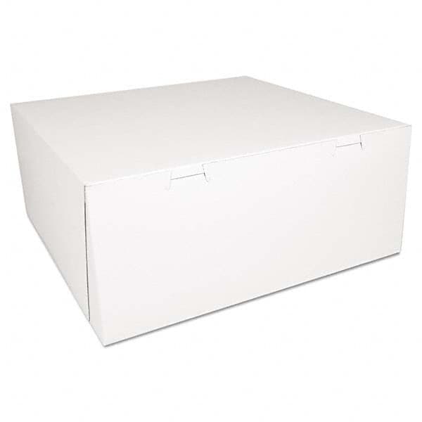 Bakery Boxes, White, Paperboard,14 x 14 x 6, 50/Carton MPN:SCH0993