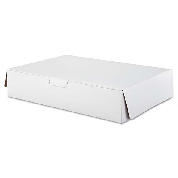 Tuck-Top Bakery Boxes, 19w x 14d x 4h, White, 50/Carton MPN:SCH1029