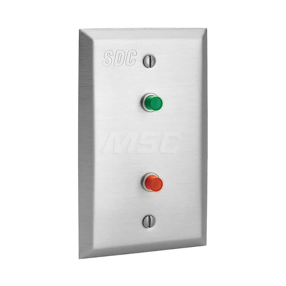 Electromagnet Lock Accessories, Accessory Type: Dual Indicator Monitoring Station , For Use With: Interior Applications  MPN:400U-L2 GREEN/R